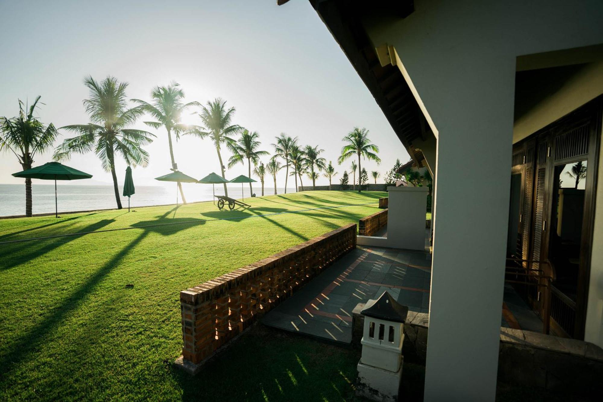 منتجع وسبا بالم غاردن بيتش هوي ان المظهر الخارجي الصورة The beach at the resort