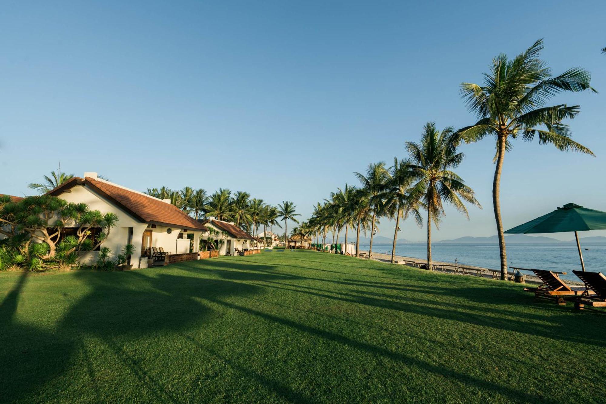منتجع وسبا بالم غاردن بيتش هوي ان المظهر الخارجي الصورة The beach at the resort
